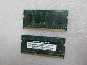 Super Talent DDR3-1333 SODIMM 4GB/512M8 CL9 Hynix Chip Notebook W1333SA4GH - Picture 1 of 4
