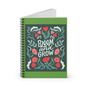 Spiral Notizbuch - linierte Linie - Bloom - Bild 1 von 5