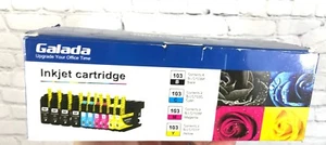 GALADA BOX 10 INK JET CARTRIDGE MFC-J4310DW J6520DW J6720DW J4410DW Plus More - Picture 1 of 6