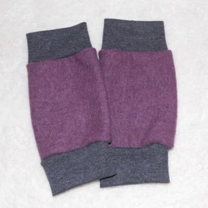 MERINO puños puños para piernas calentador de piernas rosa viejo - gris claro - Imagen 1 de 1