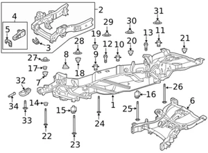 Ford Bracket. Bumper. Cover Front, Upper. (JL1Z17N775A) - Picture 1 of 1