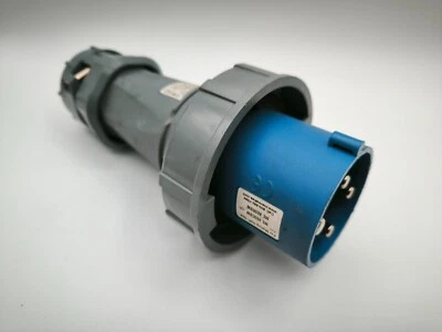 Mennekes ME 460P9W-1109 Male Power Plug Watertight 5HP 60A 250VAC 3-Phase 4-Wire - Image 1 of 4