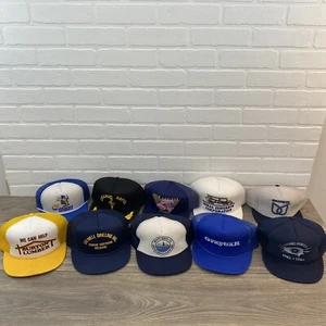 Menge 10 Vintage Snapback Trucker Mütze Bau zufällige Unternehmen andere Hüte - Bild 1 von 7