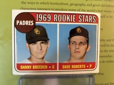 1969 Topps Padres Rookies - Danny Breeden/Dave Roberts  VG-EX RC San Diego