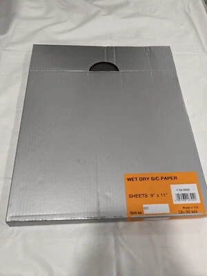 Sanding Sheet: 600 Grit, Silicon Carbide Qty 50 02-0600 - Image 1 of 3