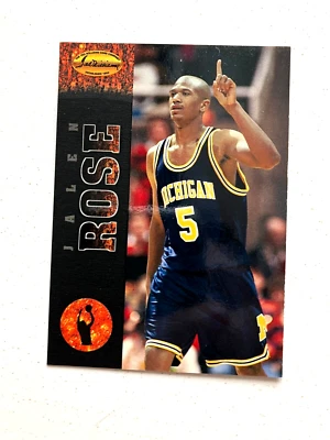 Jalen Rose 1995 Ted Williams #55 RC Michigan Wolverines Denver Nuggets - Image 1 of 2