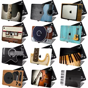 Funda rígida vintage para guitarra de madera Music Element para nueva Macbook Pro Air M1 M2 - Imagen 1 de 26