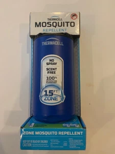 Thermacell Mosquito Repellent Patio Shield Blue 15 Ft Zone Scent Free No Spray - Picture 1 of 4