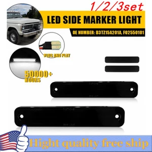 2/4x White Front / Rear Side Marker Lights For 1973-1979 Ford F Series Truck - Picture 1 of 22