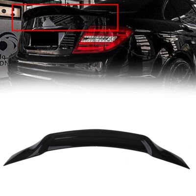 For Mercedes Benz 2008-2014 W204 C250 Carbon Look Duckbill Trunk Spoiler Wing Foto 1 de 4
