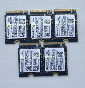 Lot of 5 Kingston 02MY28 256Gb PCIe NVMe 0M3PDP3256B SSD M.2 2230 Drive New Pull - Picture 1 of 1