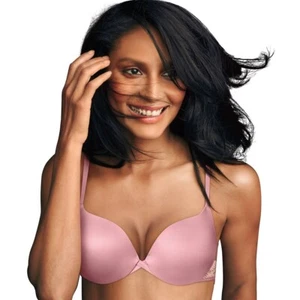 Maidenform 38D Love the Lift Push Up Satin Demi Push Up In Pink Underwire DM9900 - Picture 1 of 8