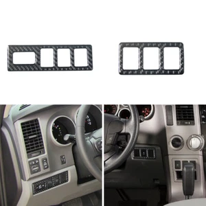 Interior Carbon Fiber Steering Wheel Side Cover Trim For Toyota Tundra 2007-2013 - Picture 1 of 22