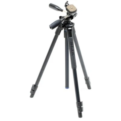 Slik Pro AL-323DX Tripod with SH-705E 3-Way Pan Head - Image 1 of 4