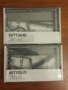 Soporte para varilla de cortina Ikea gris (par) Betydlig ajustable - Imagen 1 de 2