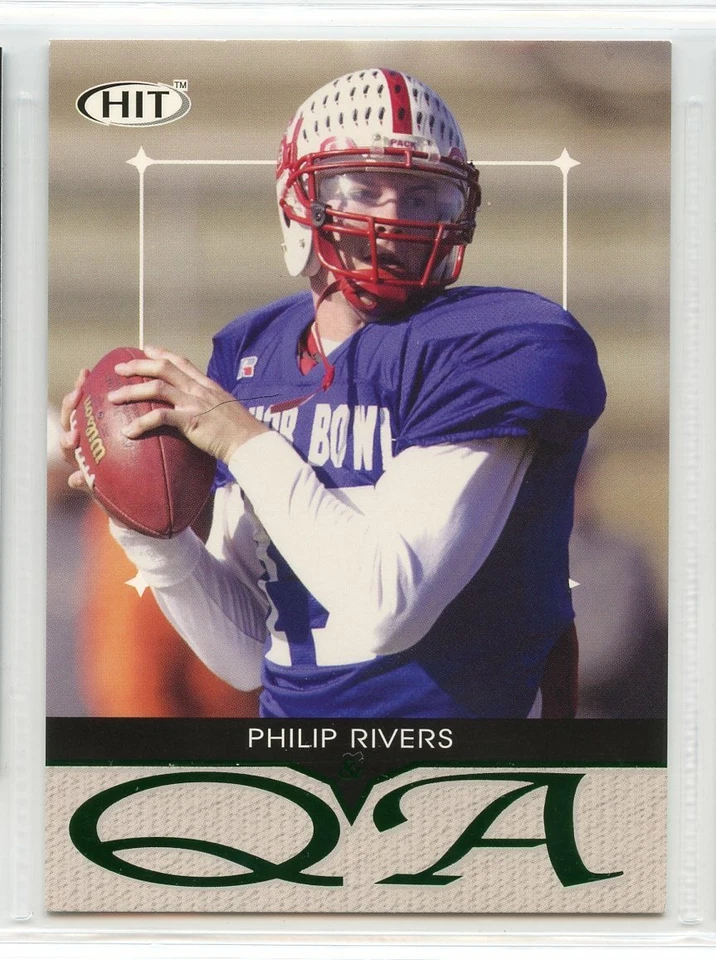 2004 Sage Hit Q&A Emerald - Rookie - #Q17 - Philip Rivers - North Carolina State - Image 1 of 1
