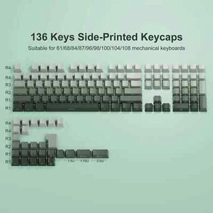 Side Printed Keycaps Double Shot PBT Keycaps For Cherry Gateron MX Switches New - Picture 1 of 46