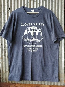 Clover Valley Chicks Ramsey IND IN Indiana T-shirt Hatchery Farmhouse Country - Picture 1 of 4