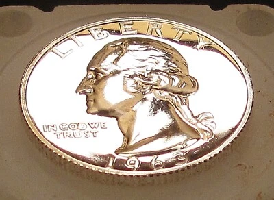1963 Choice / Gem Proof Quarter 90%   Blazing Mirrored Surfaces #1022-51 - Image 1 of 2