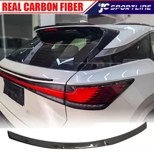 REAL CARBON Rear Roof Spoiler Top Boot Wing For Lexus RX350 RX450h RX500h 2022UP - Picture 1 of 12