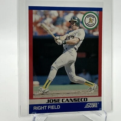 1991 Score 100 Superstars Jose Canseco Baseball Card #1 Mint FREE SHIPPING - Image 1 of 3