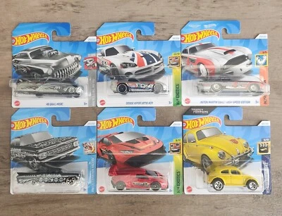Hot Wheels 59 Impala & Bumblebee  6 Cars Short Cards     13 - Image 1 of 4