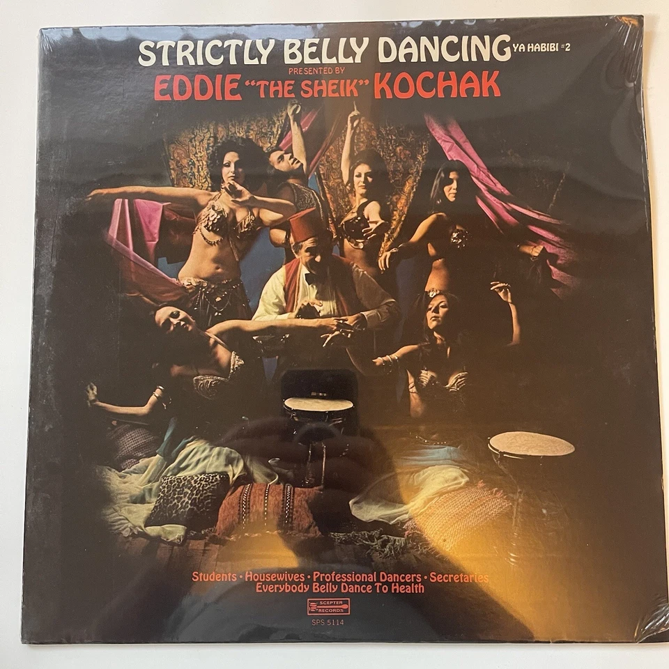 Eddie The Sheik Kochak Strictly Belly Dancing  Sealed New Scepter SPS 5114   - Image 1 of 4