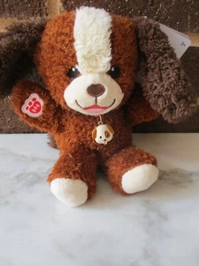 Build-A-Bear Mini Beans Playful Pup 6" Tall Medal Dog Face Charm Necklace - Picture 1 of 4