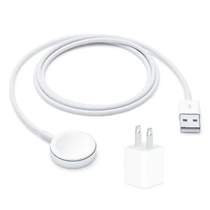 Apple Watch Charger Original iWatch Magnetic Charging Dock to USB + OEM Adapter - Picture 1 of 6