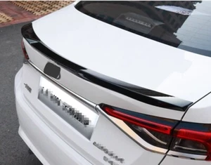 2020-2023 FIT FOR Toyota Corolla Sedan Glossy Rear Spoiler Wing Trim Black - Bild 1 von 4