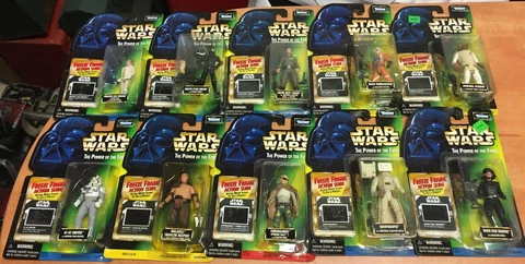 Lot of 10 Star Wars Power of the Force Freeze Frame Collection 1/2/3 Kenner 1998 Cover
