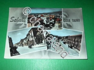 Cartolina Saluti da Gioia Tauro - Vedute diverse 1955 ca. - Bild 1 von 1