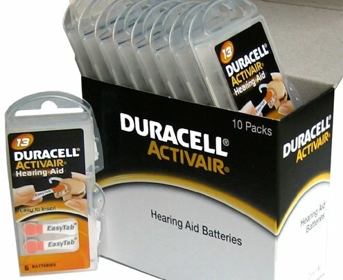 Baterías para audífonos Duracell Activair: tamaño 13 (80 baterías) Foto 1 de 1