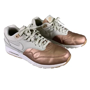 Nike Rose Gold Air Max 1 Ultra SE Womens  Size 8  Metallic Toe Athletic Shoes - Picture 1 of 10