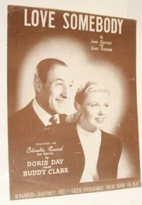 Love Somebody Sheet Music 1948 Doris day - Picture 1 of 2