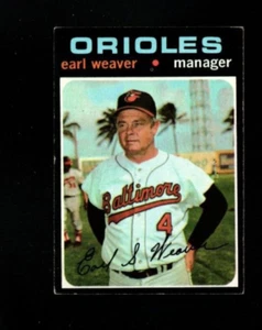 1971 Topps #477 Earl Weaver EX - Foto 1 di 2