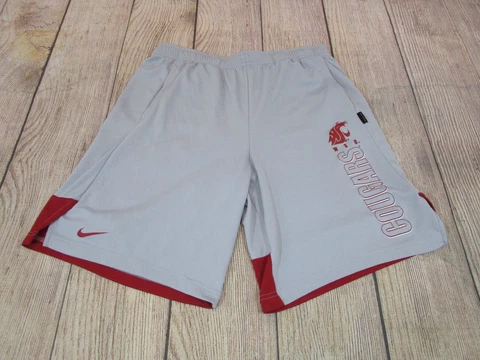 Nike Dri-Fit On-Field WSU Washington State Cougars Grey Shorts Men's Large * Cover