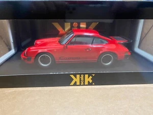 1:18 kk models PORSCHE 911 3.2 CARRERA CS 1989 CLUDSPORT RED - Picture 1 of 4