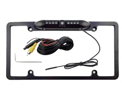 License Plate Frame Backup Camera Rear View  for Alpine ILX-007 ILX-107 ILX-207  - Image 1 of 4