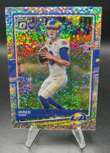 2020 Panini Donruss Optic Jared Goff #57 White Sparkle Prizm Detroit Lions SSP! - Foto 1 di 2