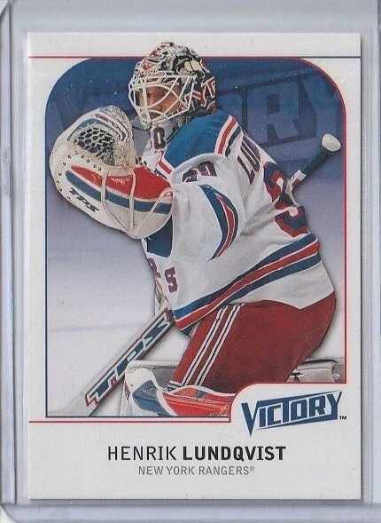 2009-10 Upper Deck Victory #127 Henrik Lundqvist New York Rangers - Image 1 of 1