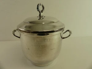 (refBF) Vintage Christofle Fleuron Silver Plated Ice Bucket Mauritius Ian Smith - Picture 1 of 10