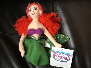 Disney store The Little Mermaid Ariel bean bag beanie toy new with tags  - Picture 1 of 5
