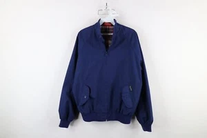 Vintage 80s 90s Rawlings Mens Medium Faded Lined Cafe Racer Bomber Jacket Blue - Picture 1 of 19