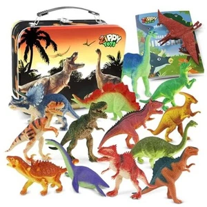 Dinosaur Toys for Kids 3-5 5-7 - 14 Realistic Plastic Dinosaur Figures Set - Picture 1 of 7