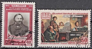 Russia, #1723-24 M.Glinka, Compositore, 1954, CTO - Foto 1 di 1