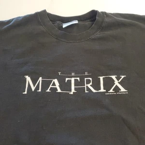The Matrix 1999 Warner Bros Official Movie Promo Vintage Black T Shirt Adult XL - Picture 1 of 7