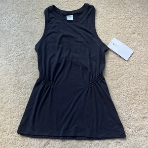 Neu mit Etikett Athleta schwarzes Air Out Cinch Trainingstanktop - Größe XXS - #533375 - Stretch - Bild 1 von 7