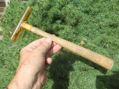 Vntg Guns Inc Houston TX Soft Face Plastic Gunsmithing Hammer Missing Brass Head - Image 1 of 4