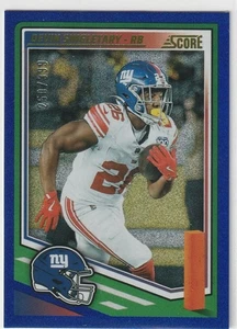 2025 Score Dots Blue #234 Devin Singletary #250/399 New York Giants - Bild 1 von 1